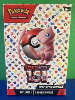 Pokemon TCG 151 Booster Bundle - 6 Packs - SEALED - Image 1
