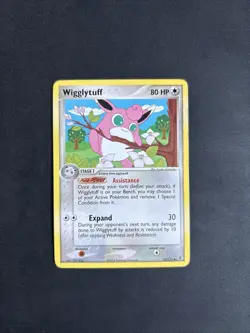 Pokemon TCG Wigglytuff EX FireRed & LeafGreen 52/112 Regular Uncommon Non Holo - Image 1