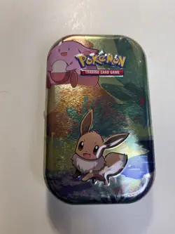 Pokemon Kanto Friends Mini Tins Eevee EMPTY - NO PACKS - - Image 1