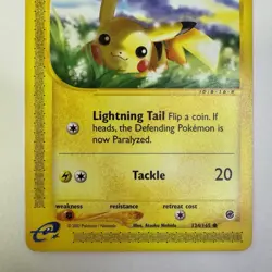 Pokemon TCG Expedition #124/165 Pikachu - Image 3