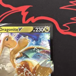 Dragonite V SWSH236 Black Star Promo Pokemon Go Stamp LP 1 - Image 4