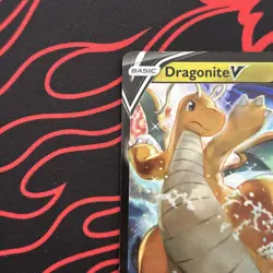 Dragonite V SWSH236 Black Star Promo Pokemon Go Stamp LP 1 - Image 5
