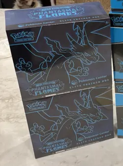 Phantasmal Flames Pokemon Center Exclusive Elite Trainer Box ETB Sealed LOT OF 2 - Image 1