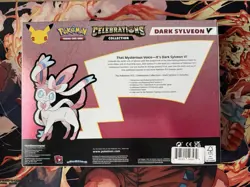 Pokemon Celebrations 25th Anniversary Dark Sylveon V Collection Box Sealed - Image 3