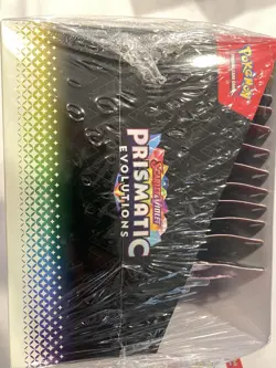 Pokemon Prismatic Evolutions Tech Sticker Collection FULL CASE 12 Sealed Packs - Image 2