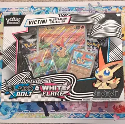 Pokemon Scarlet & Violet Bolt Flare Victini Illustration Collection Box Promo - Image 1