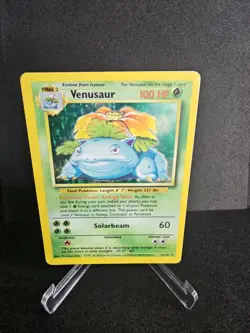 Pokemon Venusaur Base Set 15/102 Holo Rare 1999-2000 Wizards Copyright - Image 1