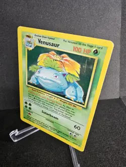 Pokemon Venusaur Base Set 15/102 Holo Rare 1999-2000 Wizards Copyright - Image 3