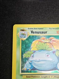 Pokemon Venusaur Base Set 15/102 Holo Rare 1999-2000 Wizards Copyright - Image 5