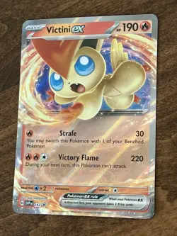 Pokemon TCG Victini ex 142 Sv: Scarlet & Violet Promo Holo 190 HP - Image 1