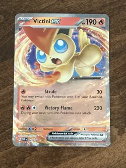 Pokemon TCG Victini ex 142 Sv: Scarlet & Violet Promo Holo 190 HP - Image 2