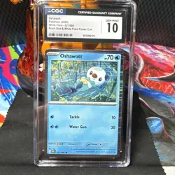 Oshawott 021/086 Holo - CGC Gem Mint 10 - White Flare Poster Coll. - Pokemon TCG - Image 1