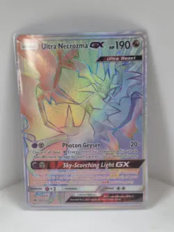 Ultra Necrozma Gx - Pokemon TCG Forbidden Light 140/131 Secret Rare Rainbow - Image 1