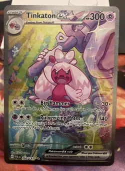 Pokemon Tinkaton ex 262/193 Sv02: Paldea Evolved Special Illustration Rare Holo - Image 1