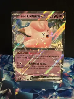 Lillie's Clefairy ex 056/159 Sv09: Journey Together Holo Near Mint Pokemon TCG - Image 1