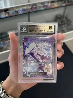 Gum-Gum Giant One Piece OP09-078 English Beckett Graded Pristine 10 - Image 3