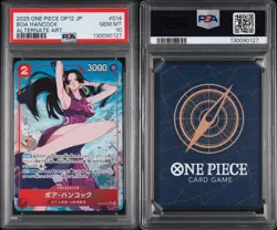 2025 One Piece (JP) Boa Hancock Alt Art Super Rare #OP12-014 PSA 10 - Image 3