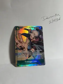 Trafalgar Law OP01-047 SR Alternative Art Romance Dawn Parallel Foil One Piece - Image 1