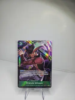 Dracule Mihawk Illustration Box Sealed Promo Foil One Piece ST12-003 NM - Image 1
