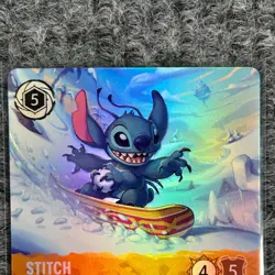 Disney Lorcana Winterspell Stitch Carefree Snowboarder Epic 207/204 NM/Mint - Image 5