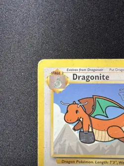 Dragonite #5 Black Star WB First Movie Promo 1999 WOTC Vintage Pokemon Card - Image 2
