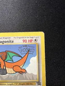 Dragonite #5 Black Star WB First Movie Promo 1999 WOTC Vintage Pokemon Card - Image 3