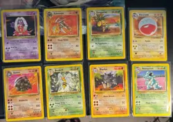 Pokemon Card Vintage 51 Card Lot NonHolo Un Common Rares Legendary Collection LP - Image 1