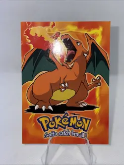 Topps 06 Charizard Series 1 Pokemon Non-Holo Card Mint Condition. Flawless. - Image 1