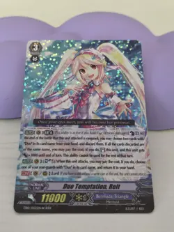 Cardfight Vanguard Holo Duo Temptation Reit RRR EB10/002EN Lot of 2 Cards USED - Image 1