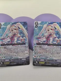 Cardfight Vanguard Holo Duo Temptation Reit RRR EB10/002EN Lot of 2 Cards USED - Image 2
