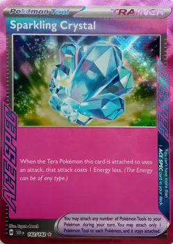 142/142 SPARKLING CRYSTAL ACE SPEC RARE STELLAR CROWN POKEMON CARD - Image 1