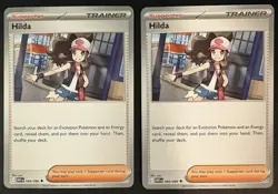 Hilda 084/086 Pokemon TCG White Flare Uncommon Cards NM x2 - Image 1