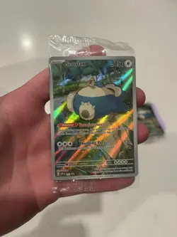 Snorlax SVP EN 051 Black Star Promo Scarlet & Violet Pokemon 151 Card Sealed ** - Image 1