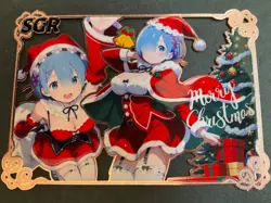 Goddess Story Gold METAL Card - Maiden Party - Serial Number #/200! Rem Anime - Image 1