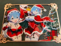 Goddess Story Gold METAL Card - Maiden Party - Serial Number #/200! Rem Anime - Image 2