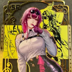WES - Goddess Story Gold METAL Card - Serial Number #017/200! Kafka Anime Girl - Image 2