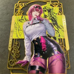 WES - Goddess Story Gold METAL Card - Serial Number #017/200! Kafka Anime Girl - Image 4