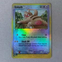 Slakoth 45/109 Reverse Holo EX Ruby & Sapphire Nintendo Pokemon Card - Image 1