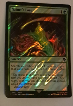 Nature's Lore Surge FOIL NM FINAL FANTASY VII FFVII Magic the Gathering MTG - Image 1