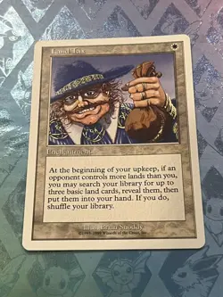 Land Tax MTG Core Set 4th Edition Regular NM - Image 1