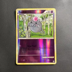 77/102 Spoink - HS Triumphant - Reverse Holo - Pokemon Card - Near Mint - Image 1