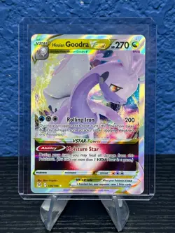 Hisuian Goodra VSTAR 136/196 Lost Origin Ultra Rare Holo Pokemon TCG - Image 1