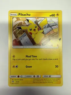PIKACHU #25/25 (NON-HOLO) 25TH ANNIVERSARY MCDONALD'S PROMO 2021 POKEMON TCG - Image 1