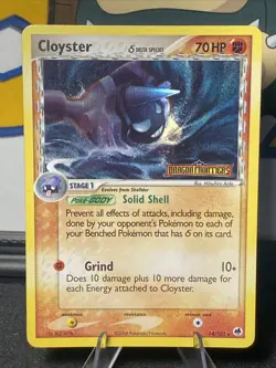 Pokemon TCG Cloyster (Delta Species) 14/101 Dragon Frontiers Reverse Holo Stamp - Image 1