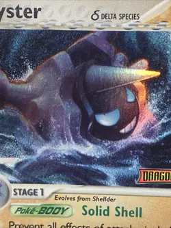 Pokemon TCG Cloyster (Delta Species) 14/101 Dragon Frontiers Reverse Holo Stamp - Image 2