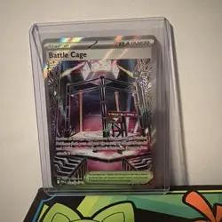 Battle Cage 116/94 Full Art Ultra Rare ME Phantasmal Flames Pokemon TCG NM - Image 1