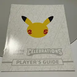 Pokemon Celebrations Player's Guide Book Sword And Shield Elite Trainer Box ETB - Image 1