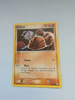 POKEMON EX TEAM ROCKET RETURNS SWINUB #79/109 COMMON VERY LIGHT PLAY - Image 1