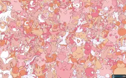 Pokemon every normal pokemon Pad Gaming Mat Desk - Image 1