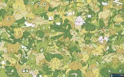 Pokemon anime adragonsden pok mon bulbasaur snivy Pad Gaming Mat Desk - Image 1